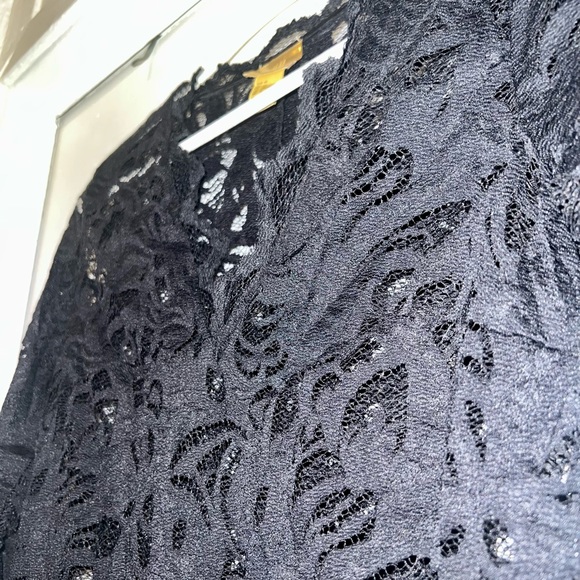 NWOT HM Black Lace Body Suit - Picture 3 of 3